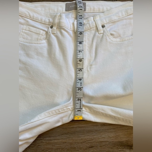 Everlane Mid Rise Skinny Jeans White Woman’s 28 - Picture 4 of 9